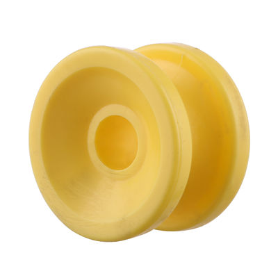 изолятор загородки пластиковой катушкы круглого угла ногтя изолятора 10mm донута 12kv желтой электрический с весом 12.8g